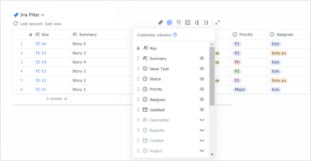 Insert a Jira Filter into Docs