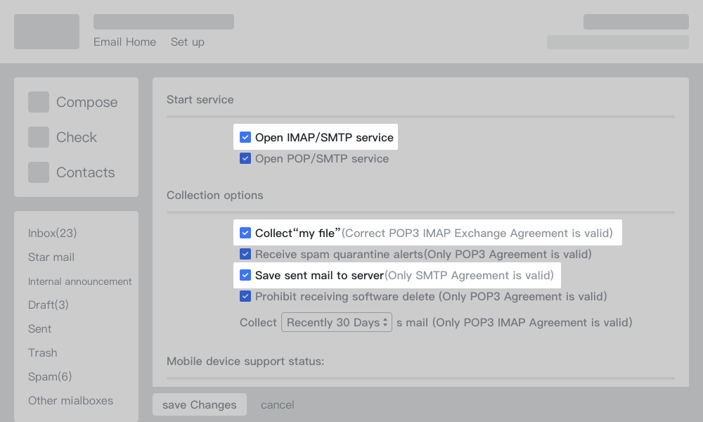 How To Enable IMAP?